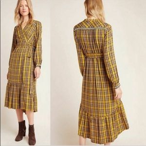 NWOT - Anthropologie Dalton Wrap Maxi Dress - Large